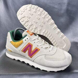 New Balance 574 Sneakers Men's 9D / Women's 10.5D Pink Cream ML574TS Casual Shoe